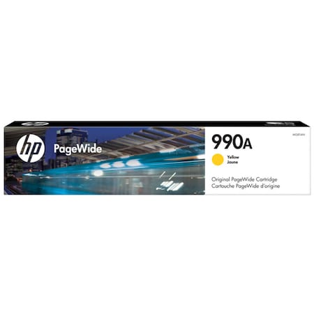 Hp HP 990A, M0J81AN Yellow Original PageWide Cartridge, 10000 Yield M0J81AN